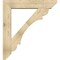 Ekena Millwork Olympic Slat Rough Sawn Bracket w/ Offset Brace, Douglas Fir, 8"W x 40"D x 44"H BKT0806X40X44OLY06RDF - alternate 2